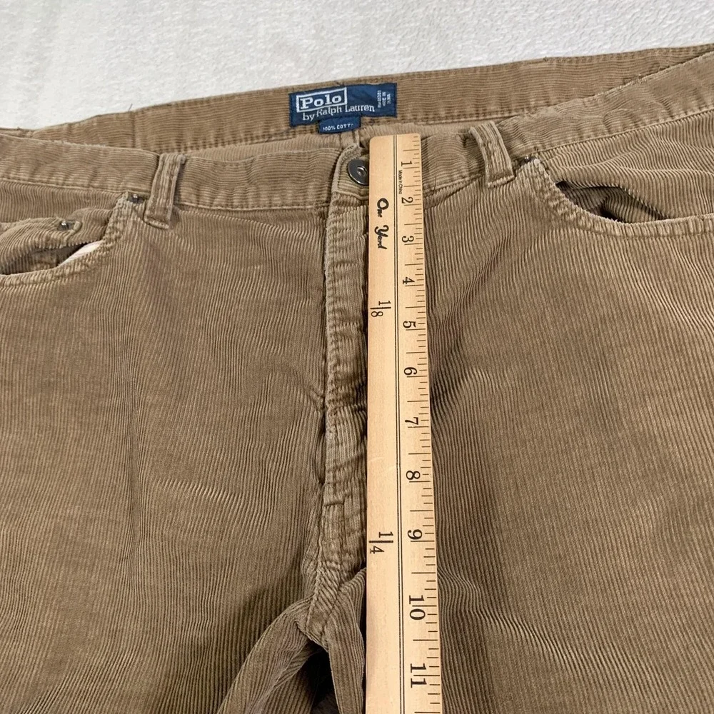 Vintage Corduroy Polo Ralph Lauren Pants Mens‎ 40x30 Brown Dungarees Cords 90s